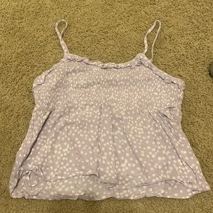 Hippie Rose Lilac Tank Top - Size L